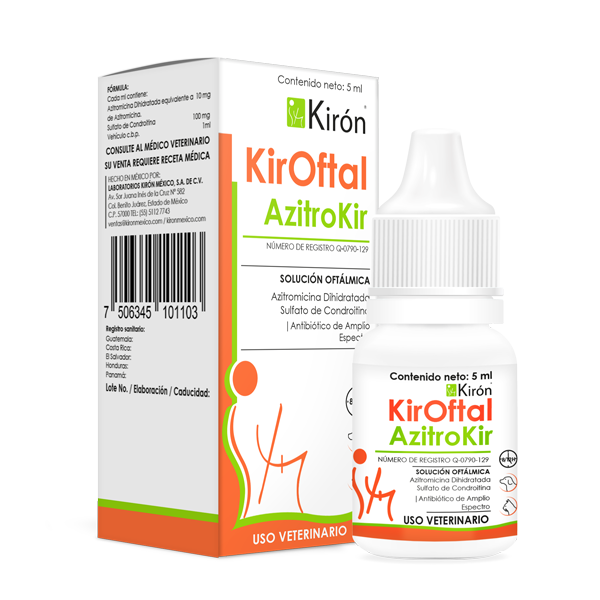 KirOftal AzitroKir, Solucion Oftálmica 5 ml.