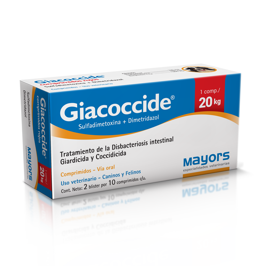Giacoccide Rojo 20 kg., 20 Comprimidos