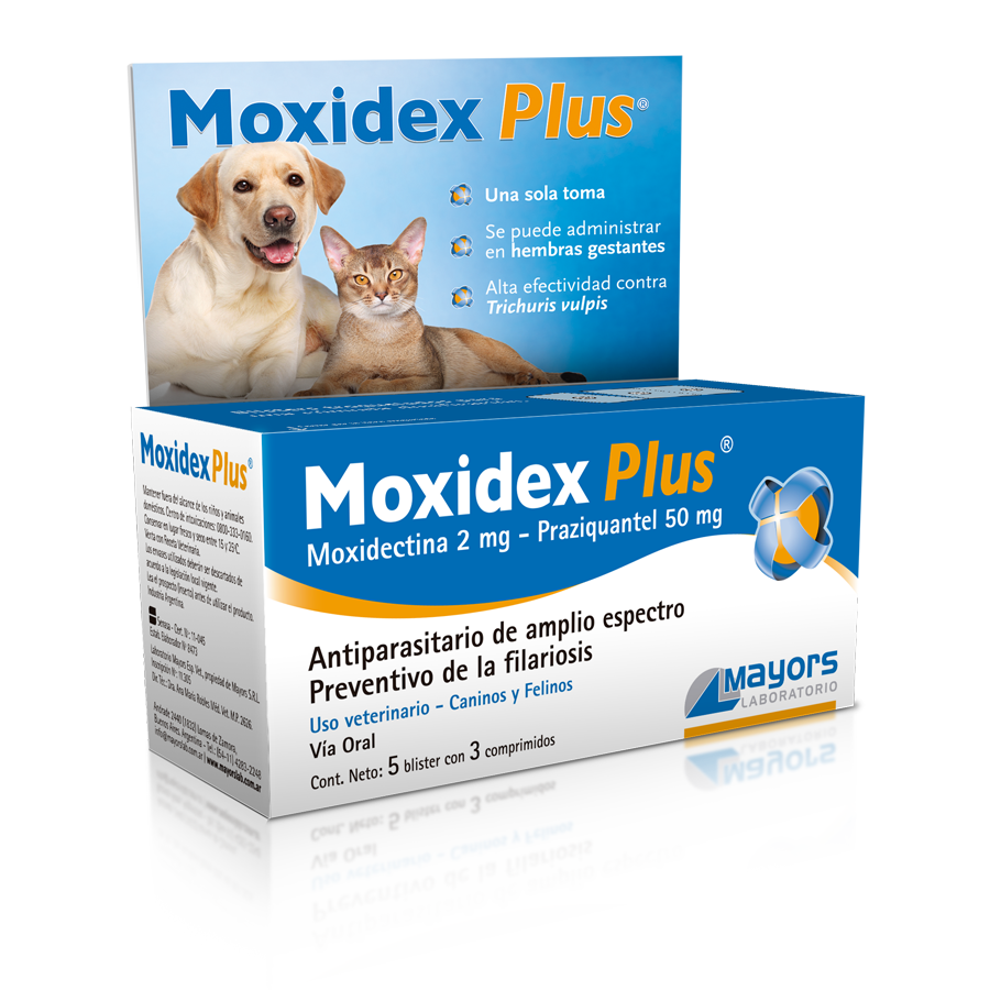 Moxidex Plus, 15 Comprimidos