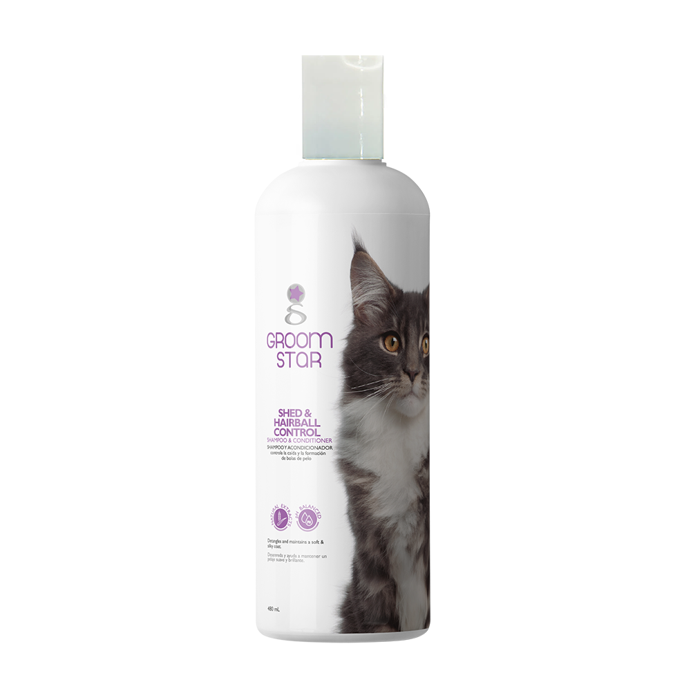Groom Star Shampoo Para Gato, 240 ml.