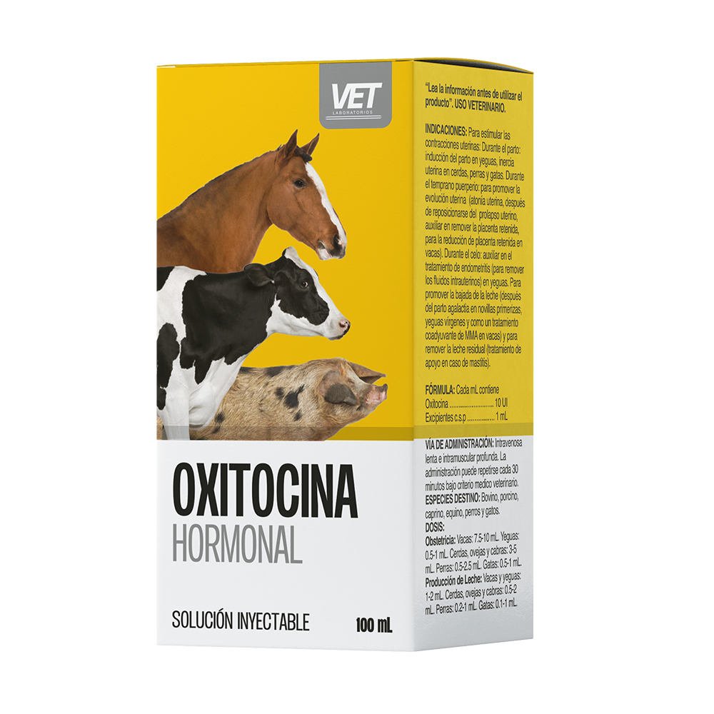Oxitocina 10 UI Inyectable, 10 ml.