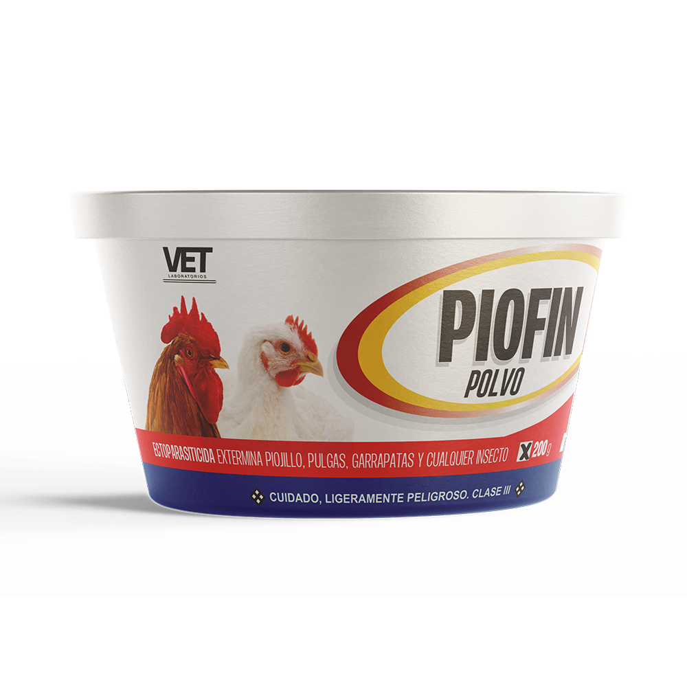 Piofin Polvo Topico, Tarro 200 g.