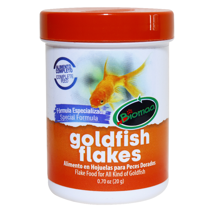 Alimento Goldfish Flakes, 20 g.