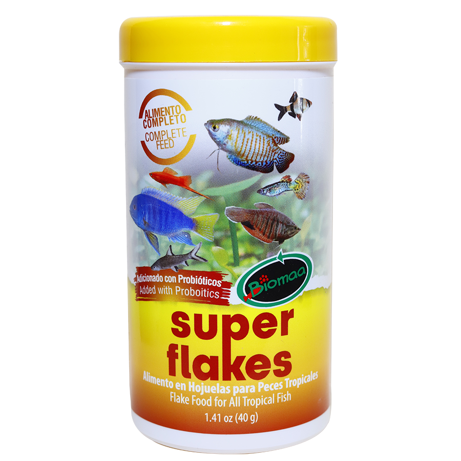 Alimento Super Flakes, 40 g.