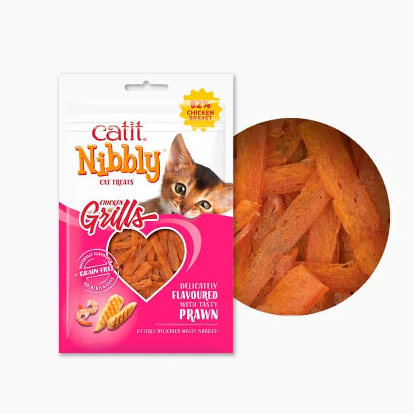 Catit Nibbly Sabor Pollo a la Parilla & Molusco 30 g.