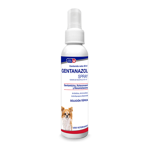 Gentanazol Spray, Frasco 60 ml.