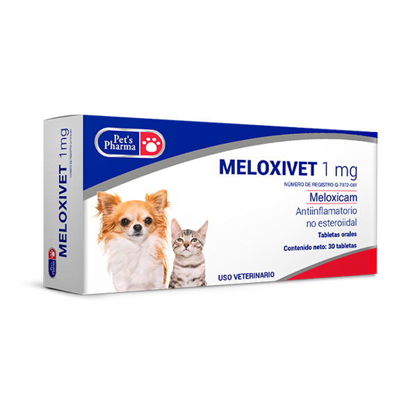 Meloxivet 1 mg., Caja x 30 Tabletas