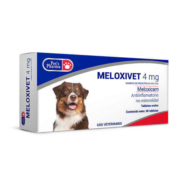 Meloxivet 4 mg., Caja x 30 Tabletas