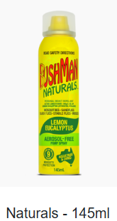 Repelente Insectos Bushman Naturals, Spray 145ml