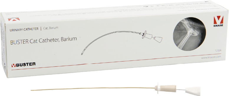 Buster Barium Cateter para Gatos con Estilete, Esteril 1.3*130 mm.