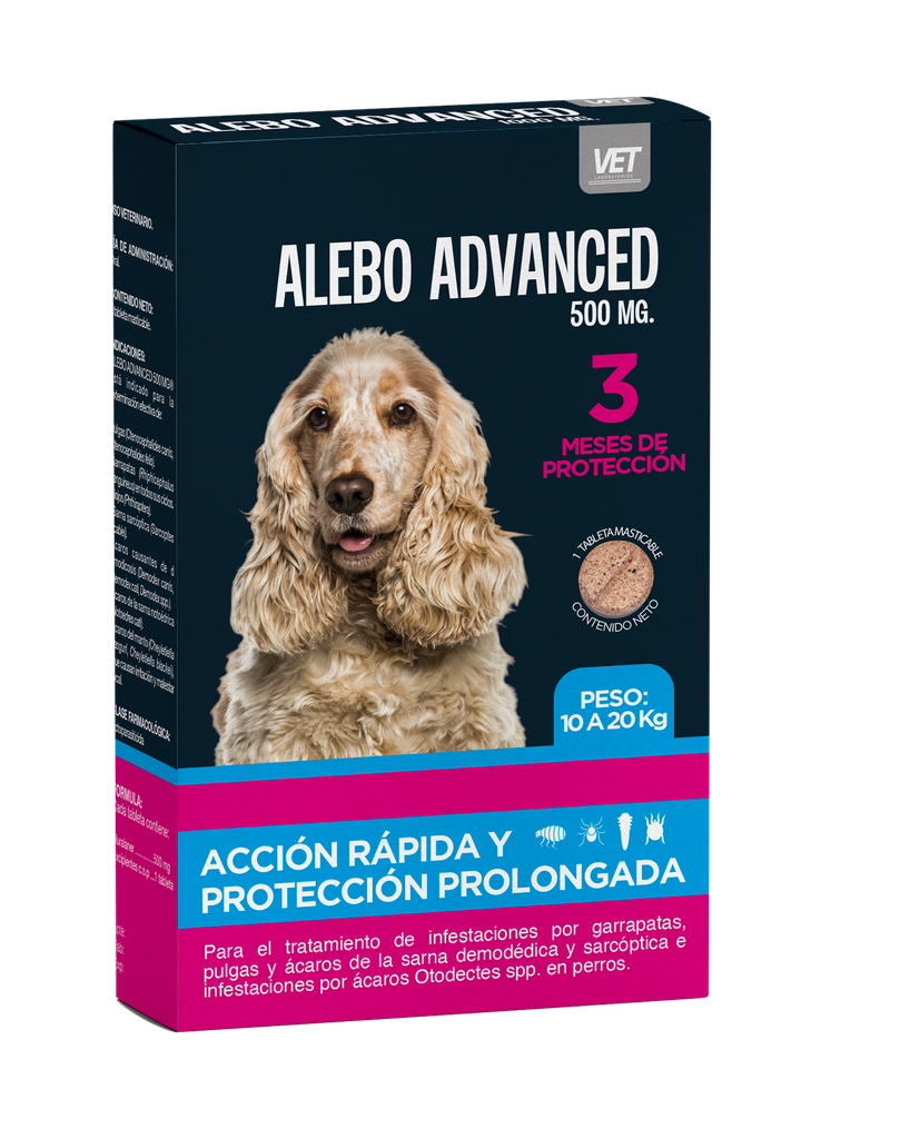 ALEBO de 10 - 20 kg.  Protección 3 Meses. 