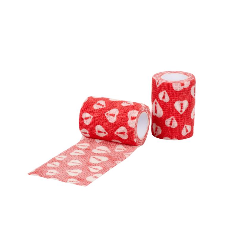Vendas Chew-Stop 7.5cm x 4.5m Color Rojo 