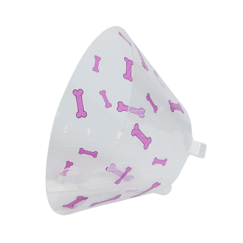 Collar Isabelino Huesito 10 cm Morado