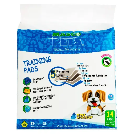 [841196-102174] Pad Entrenamiento 12 Bolsas - 14 Unidades 60x60 cm.