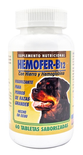 [714193-600724] Hemofer B12, 60 Tabletas