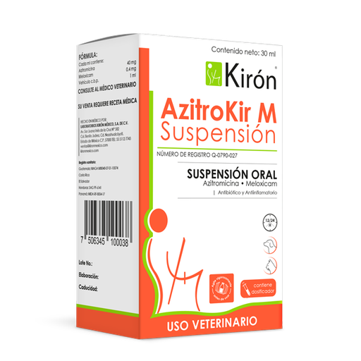 [7-506345-100038] AzitroKir M Suspension Oral, 30 ml.