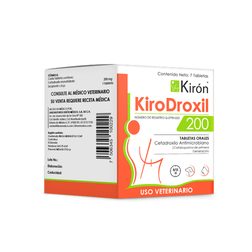 [7-506345-100229] KiroDroxil 200, Caja de 7 Tabletas
