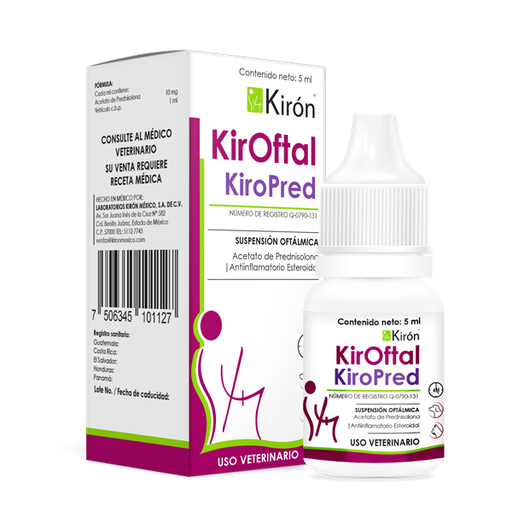 [7-506345-101127] KirOftal KiroPred, Solucion Oftalmica  5ml.