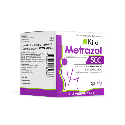 [7-506345-100366] Metrazol 500,  Caja de 14 Tabletas