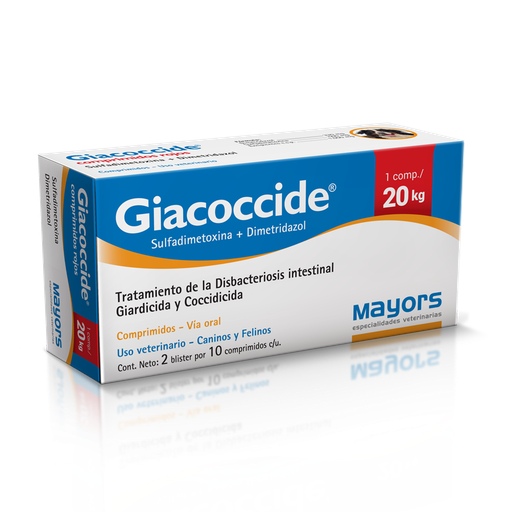 [0-656750-814703] Giacoccide Rojo 20 kg., 20 Comprimidos