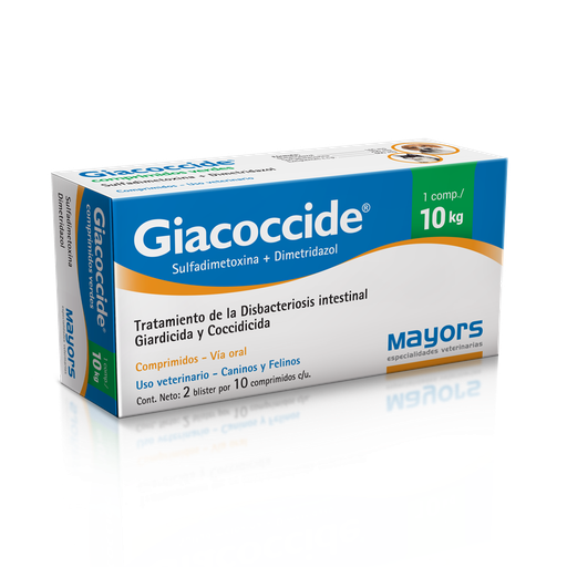 [0-656750-814680] Giacoccide Verde 10 Kg., 20 Comprimidos