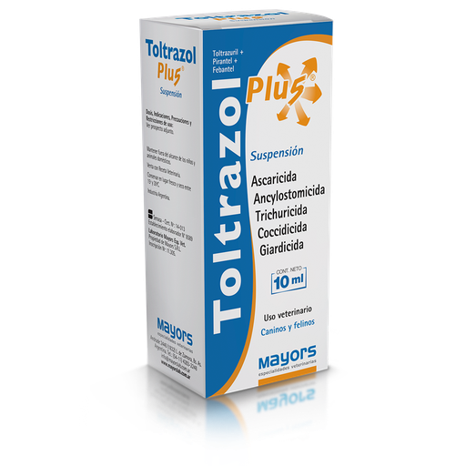 [M-00015] Toltrazol Plus Suspension, 10 ml. hasta 25 kg.