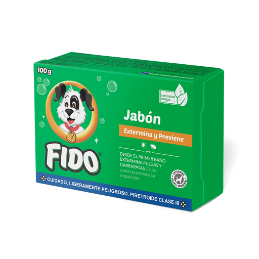 [7-401063-400012] Fido Jabon Pastilla, 100 g.