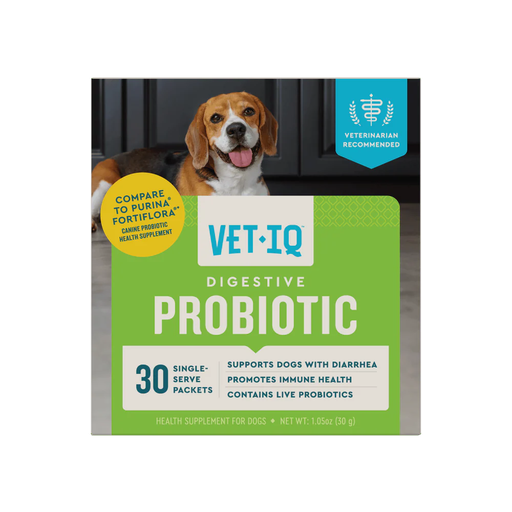 [818145-019852] VET IQ Probiótico / Digestivo Masticable 60 unid.