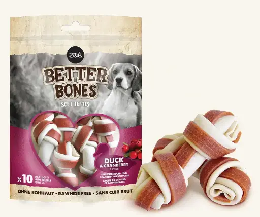 [022517-92766-3] Zeus Better Bones Hueso Sabor Pato y Arandano 10 unid.