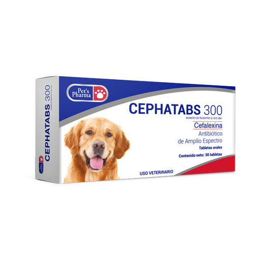 [7-506343-800244] Cephatabs 300, Caja x 30 Tabletas