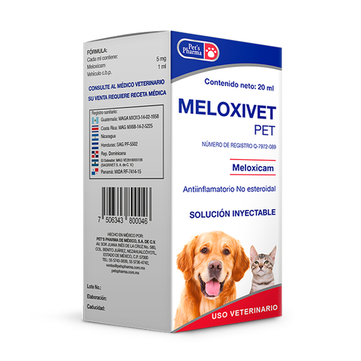 [7-506343-800046] Meloxivet Pet Inyectable, Frasco 20 ml.