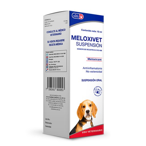 [7-506343-800053] Meloxivet Suspension, Frasco 10 ml.
