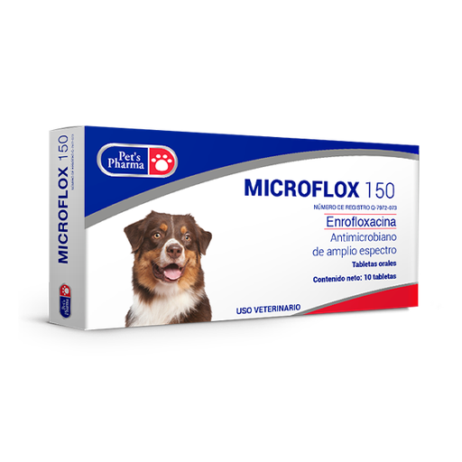 [7-506343-800312] Microflox 150 mg., Caja x 10 Tabletas