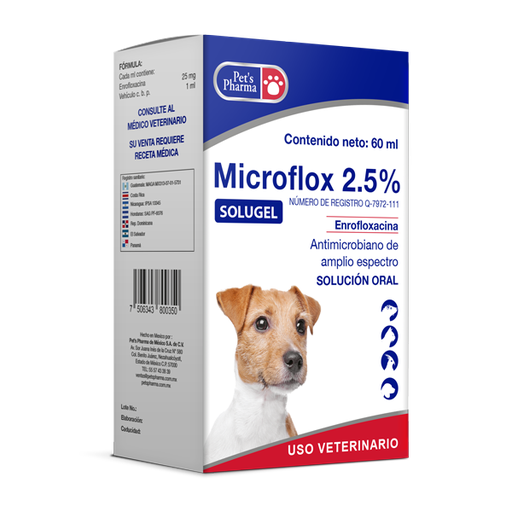 [7-506343-800350] Microflox 2.5% Solugel, 60 ml.