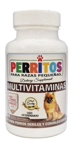 [714193-603190] Perritos Multivitaminas, 60 Tabletas
