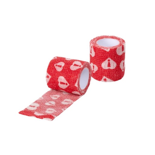 [160675] Vendas Chew-Stop 5cm x 4.5m Color Rojo